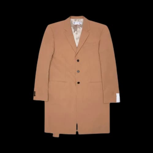 Off-White Relaxed Long Jacket 'Camel'