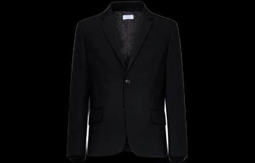 Off-White Varsity Techwool Slim Jacket 'Black'