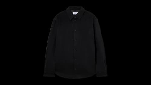 OFF-WHITE Quote Military Cashmere Overshirt Black/Black