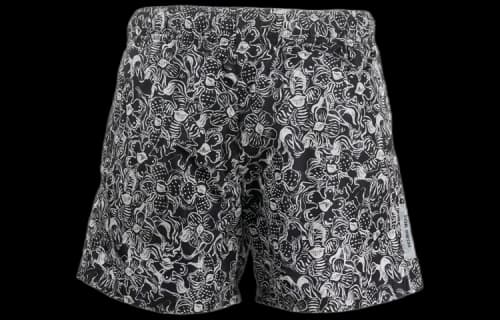 Off-White Floral Swimshorts 'Dark Blue'