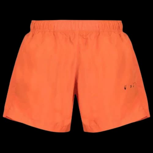 Off-White Diag OW Logo Swimshorts 'Orangeade'
