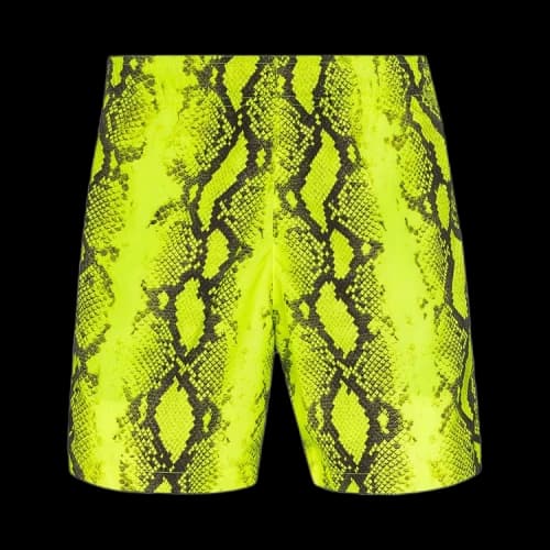 Off-White Snake Swimshorts 'Fluo Yellow'