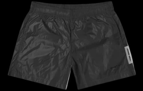 OFF-WHITE Logo Swim Shorts Black/White