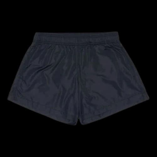 Off-White FW22 Logo Printing Elastic Waistband Straight Casual Shorts Version Black