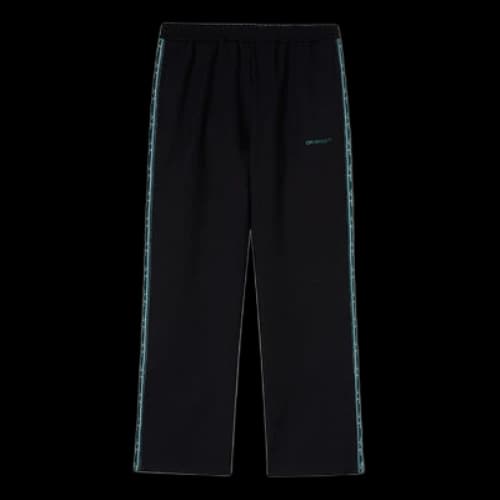 Off-White Bright Logo Straps Sports Pants/Trousers/Joggers Version Black