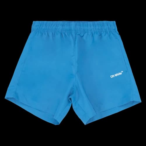 Off-White Single Arrow Swimshort 'Peacock/White'