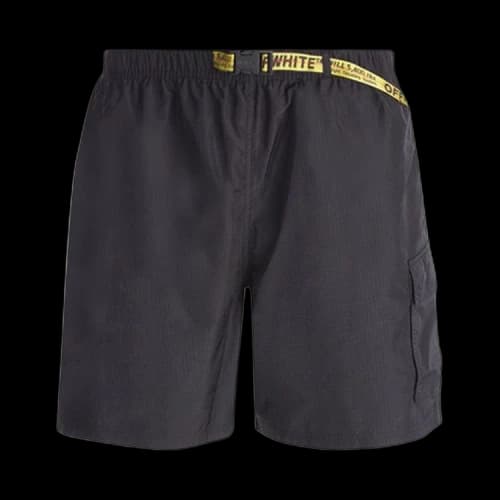 Off-White Industrial Strap Swim Shorts 'Black'