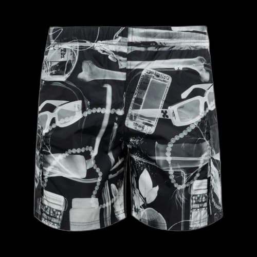 Off-White X-Ray Cargo Swim Shorts 'Black/White'