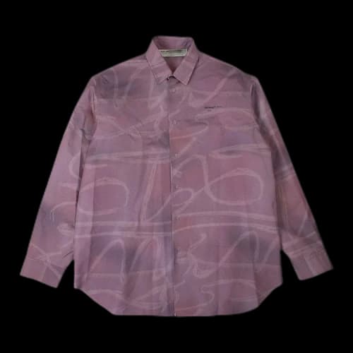 Off-White Stiff Button Down Shirt 'Purple'