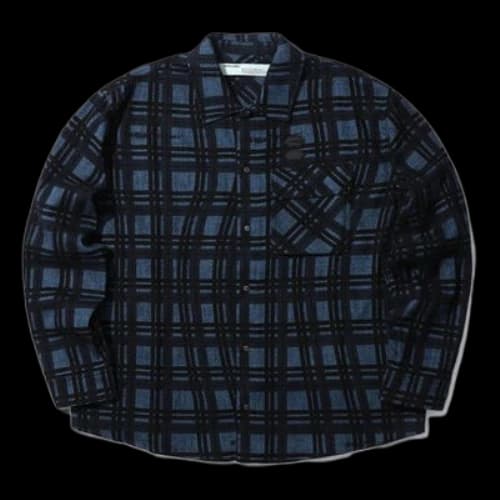 Off-White SS20 Arrows Flannel Checked Shirt