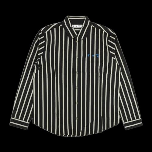 Off-White Mens Long Sleeve Stripe Shirts