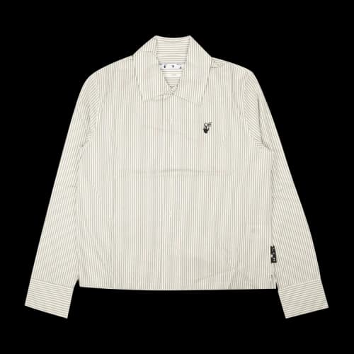 Off-White Stripe Hand Off Shirt 'Grey'