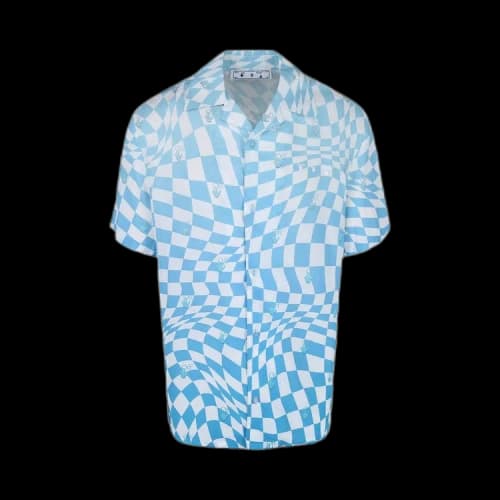 Off-White Monogram Short-SLeeve Shirt 'Blue'