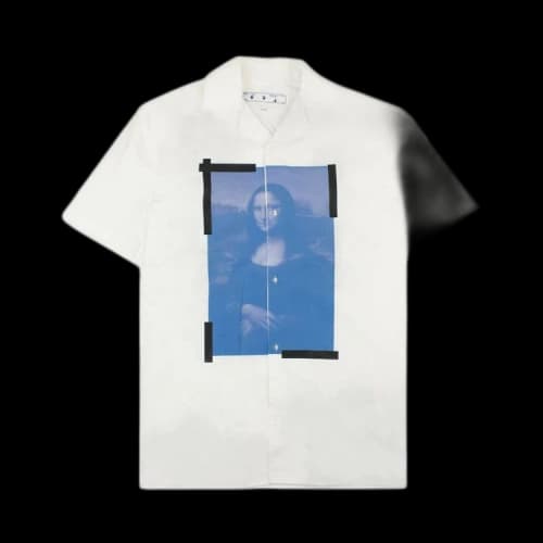 Off-White La Gioconda Bowling Shirt 'White/Black'