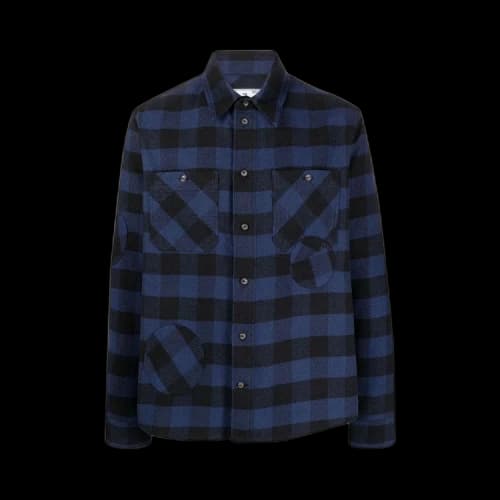 Off-White Special Flannel Shirt 'Light Grey'