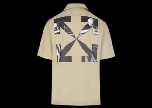 OFF-WHITE Caravag Arrow Holiday Shirt Sand Beige