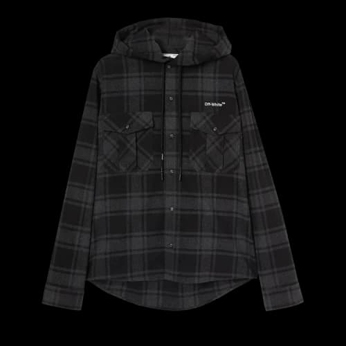 Off-White Outline Arrow Hoodie 'Black'