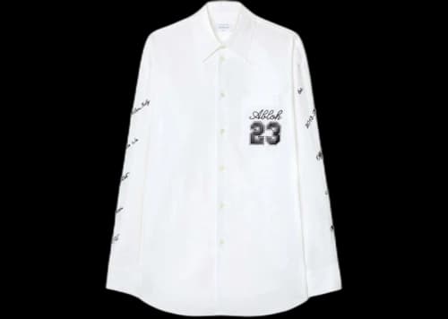 OFF-WHITE White Embroidered Shirt White