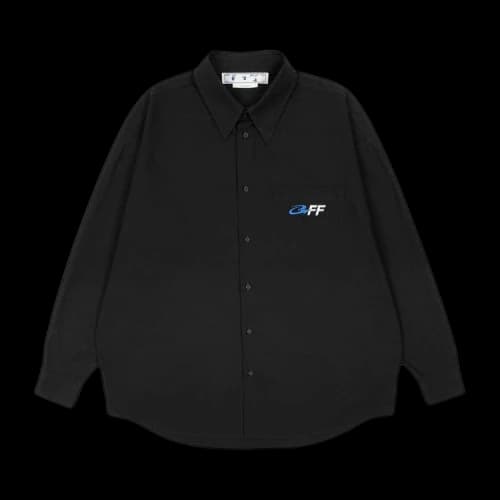 Off-White Exact Opposite Over Shirt 'Black/White'