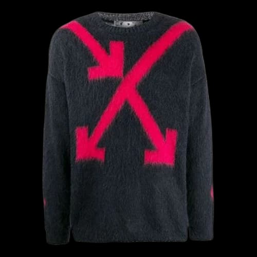 Off-White Arrow Intarsia Black