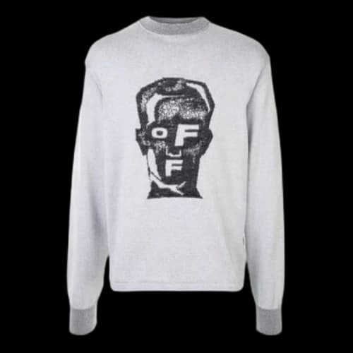 Off-White Mask Knit Gray