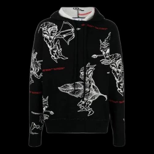 Off-White SS21 Intarsia Knit Black