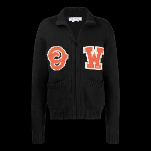 Off-White Logo Intarsia Jumper
