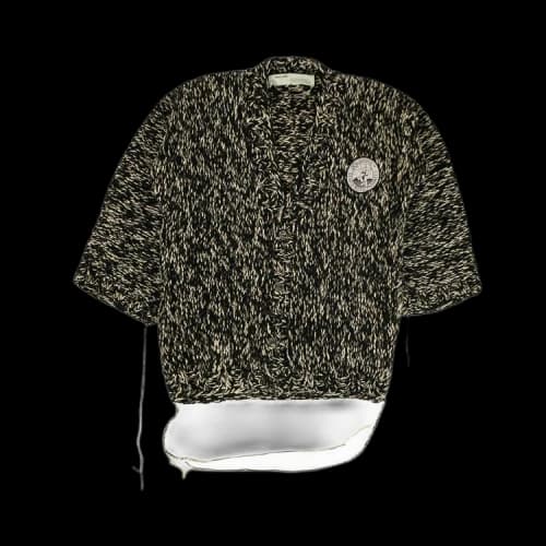 Off-White Rope Knit Cardigan 'Black/White'