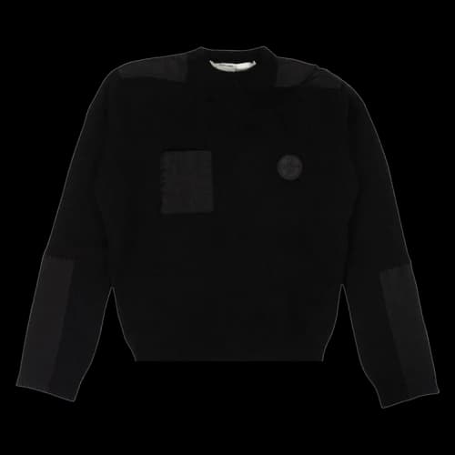 Off-White Logo Patch Sweater 'Black'