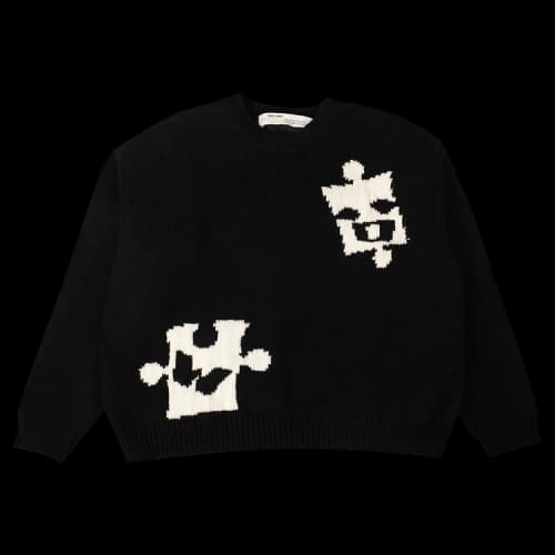 Off-White Puzzle Piece Sweater 'Black/White'