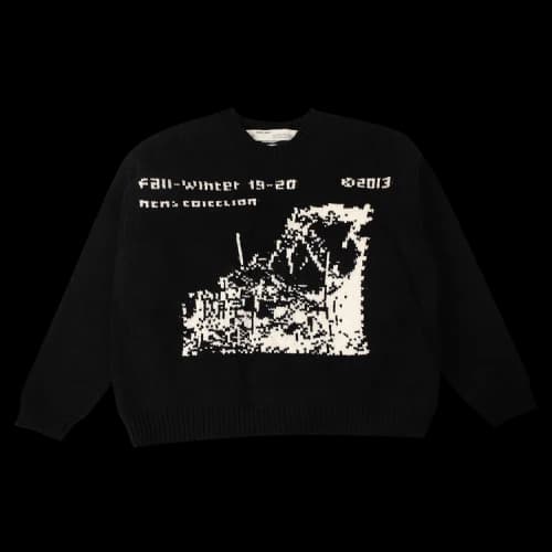 Off-White Bonded Knit Sweater 'Black'