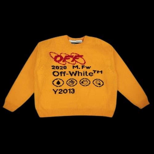 Off-White Industrial Knit Sweater 'Yellow'