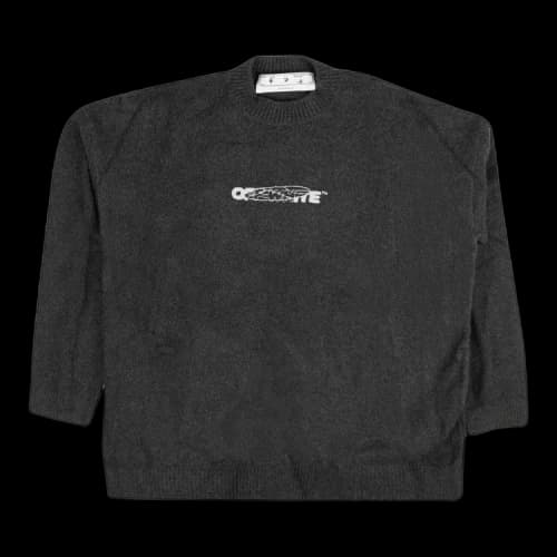 Off-White Barrel Worker Crewneck 'Blue'