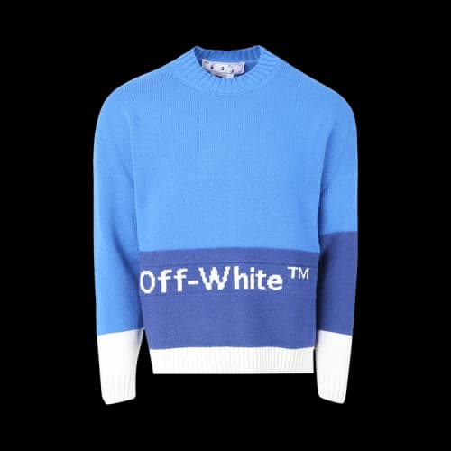 Off-White Color Block Off Crewneck