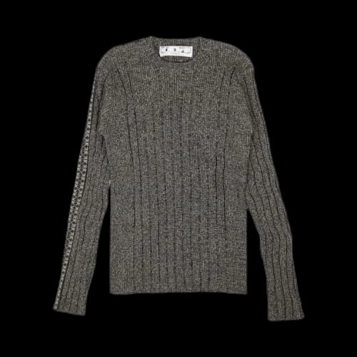 Off-White Arrow Band Crewneck Sweater 'Grey'