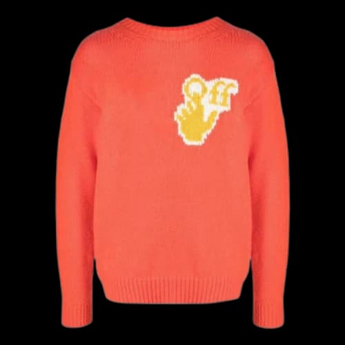 Off-White Hands Off intarsia jumper