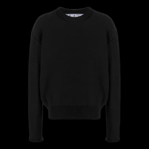 Off-White Wave Crew Neck Jumper 'Black'