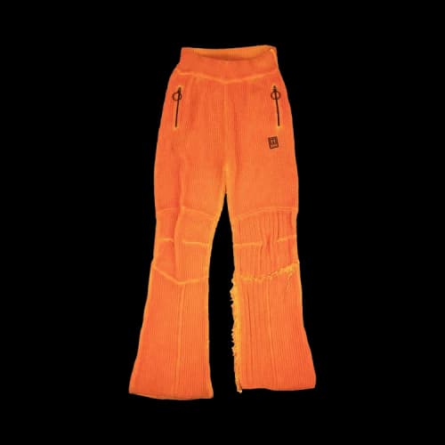 Off-White Cable Knit Pants 'Orange'