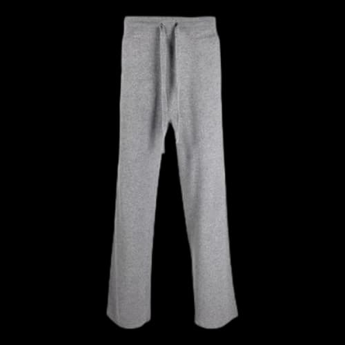 Off-White SS22 Solid Color Lacing Sports Pants/Trousers/Joggers Loose Fit Gray