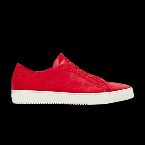 Off-White Perforated Striped Sneaker