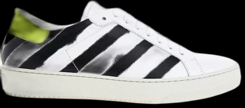 OFF-WHITE Diagonals Spray White Black