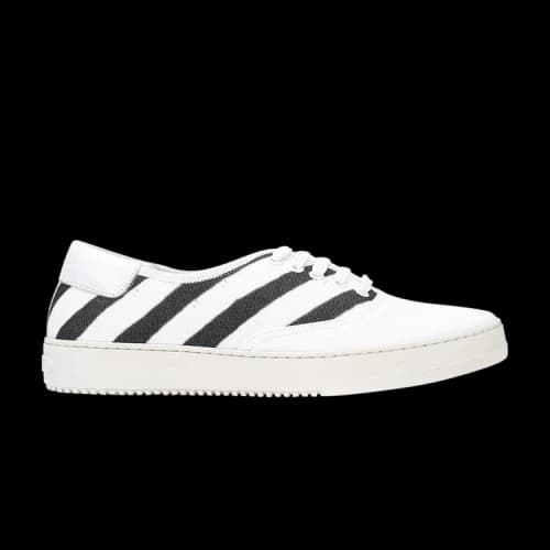 Off-White Diagonals Spray Authentic Sneaker 'White Black'