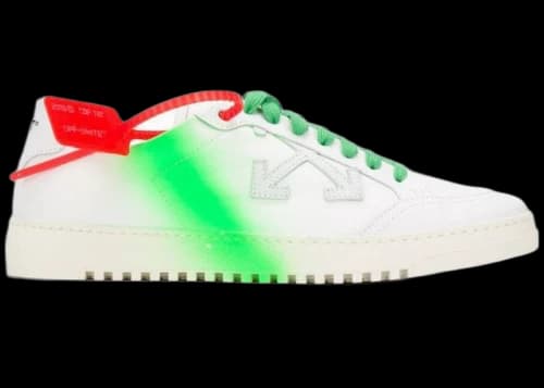 Off-White 2.0 Low Top Green Spray