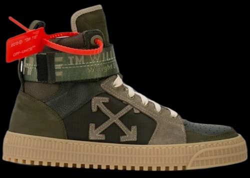 Off-White High Top Olive
