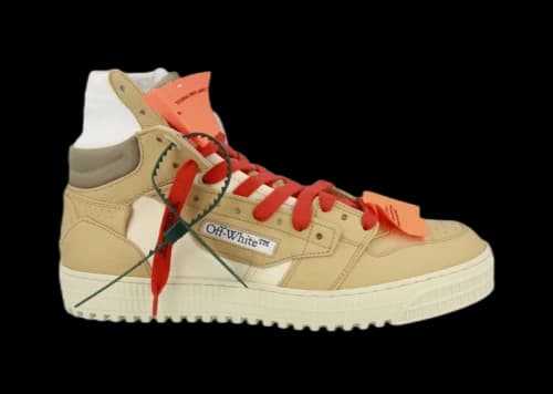 OFF-WHITE 3.0 Off Court High-Top Sneakers Latte Beige