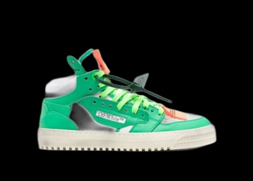 OFF-WHITE 3.0 Off Court High-Top Sneakers Green White