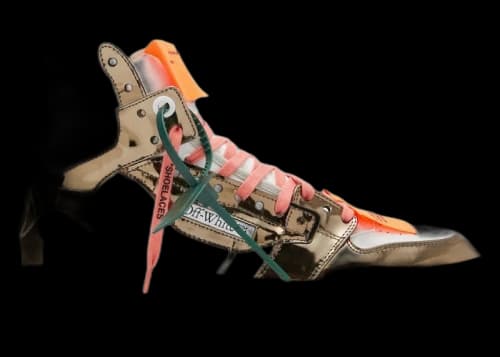 OFF-WHITE 3.0 Off Court High-Top Sneakers White Gunmetal