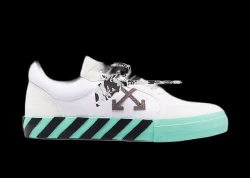 OFF-WHITE Vulc Low White Grey Mint Green