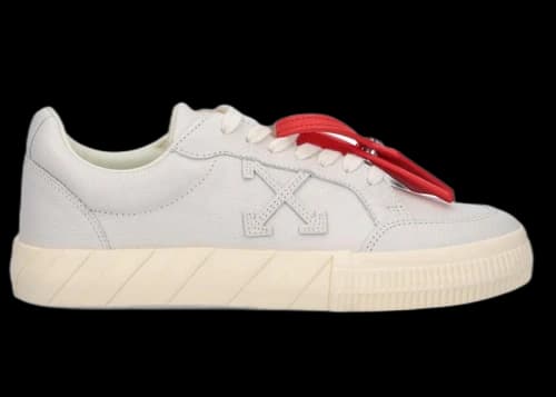 OFF-WHITE Vulc Leather Sneaker Grey White