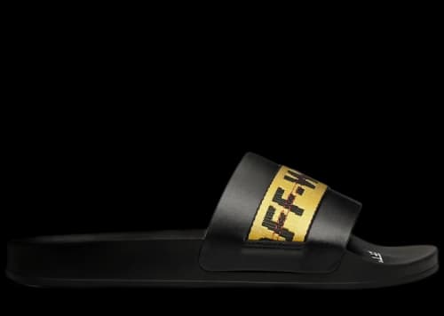 OFF-WHITE Industrial Belt Slides Black Yellow